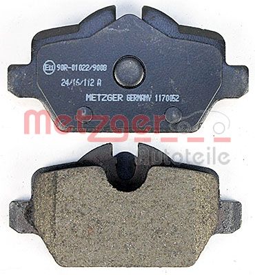 METZGER 1170052 Bremsbelagsatz, Scheibenbremse
